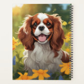Customizable Cavalier King Charles Spaniel Planer (Rückseite)