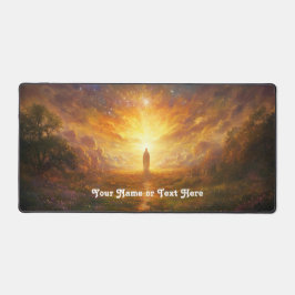 Customizable Celestial Visions Desk Mat Schreibtischunterlage