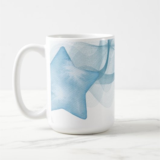 Customizable Ceramic Mug with Unique Design Kaffeetasse (Links)