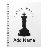 Customizable Chess Notebook Notizblock (Vorderseite)