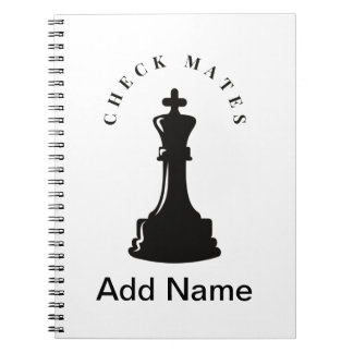Customizable Chess Notebook Notizblock