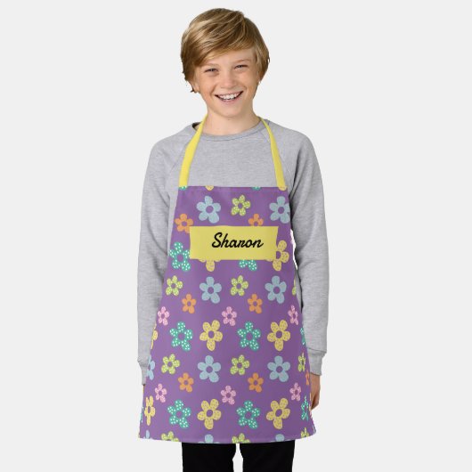 Customizable children's kitchen apron schürze (Getragen)