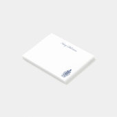 Customizable Chinoiserie Ginger Jar Post-it Notes Post-it Klebezettel (angewinkelt)