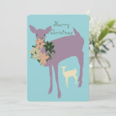 Customizable Christmas Card Feiertagskarte (Stehend Vorderseite)