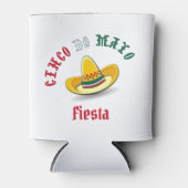 Customizable Cinco de Mayo 5 Mai Fiesta Dosenkühler (Vorderseite)