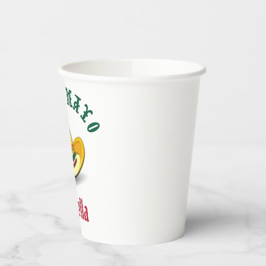 Customizable Cinco de Mayo 5 Mai Fiesta Pappbecher (Links)