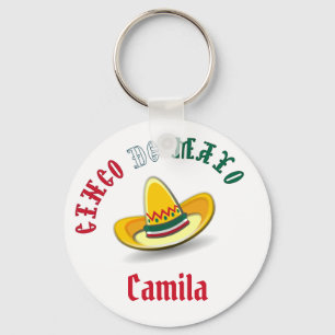 Customizable Cinco de Mayo 5 Mai Fiesta Schlüsselanhänger