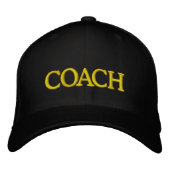 Customizable COACH Bestickte Baseballkappe (Vorderseite)