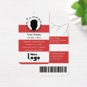 Customizable Corporate Employee ID Profile Card (Schreibtisch)