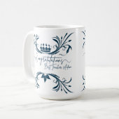 Customizable Crown design Mug for Best Teacher  Kaffeetasse (Vorderseite Links)