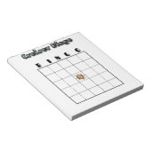 Customizable Cruise Bingo Board Notizblock (angewinkelt)