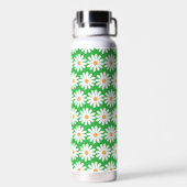 Customizable Daisy Pattern Insulated Water Bottle  Trinkflasche (Rückseite)