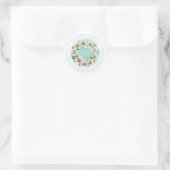 Customizable Daisy Wreath Easter Sticker (Tasche)