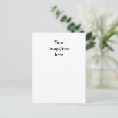 Customizable Design Template | Upload Your Own Art Einladungspostkarte (Stehend Vorderseite)