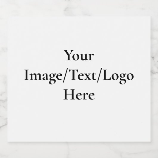 Customizable Design Template | Upload Your Own Art Schaumweinetikett (Einzelnes Label)