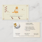 Customizable Dog & Cat Groomer Contact Card | Edit Visitenkarte (Vorne/Hinten)