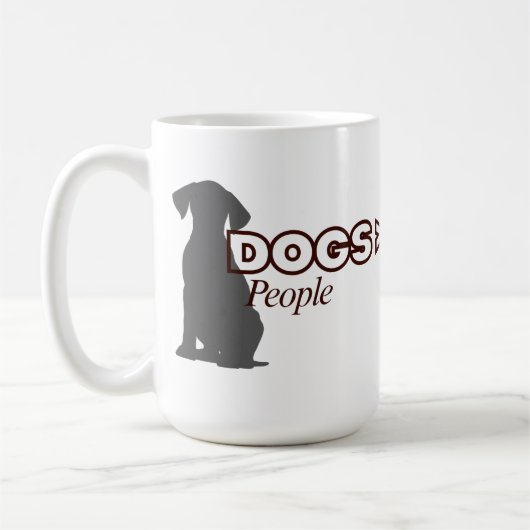 Customizable DOGS > People Kaffeetasse (Links)