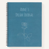 Customizable Dream Journal Notizblock (Vorderseite)