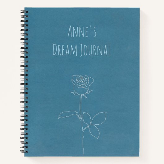 Customizable Dream Journal Notizblock (Vorderseite)