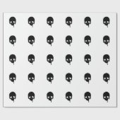 Customizable Dripping Skull Geschenkpapier (Flach)