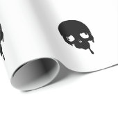 Customizable Dripping Skull Geschenkpapier (Rolleneckpunkt)