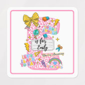 Customizable “E is for” Alphabet Art – Inspiration Etiketten (Design 2)