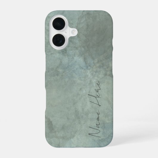 Customizable Earthy Elegant Phone Case iPhone 16 Hülle (Rückseite)