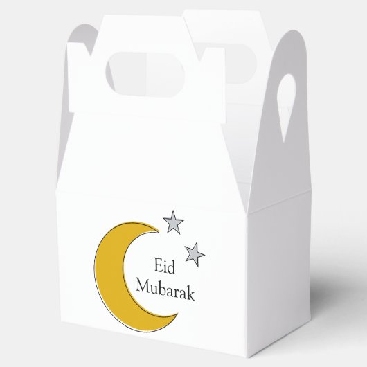 Customizable Eid Favor Box Geschenkschachtel (Geöffnet)