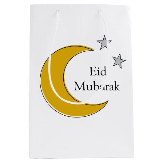 Customizable Eid Gift Bag Mittlere Geschenktüte (Vorderseite)