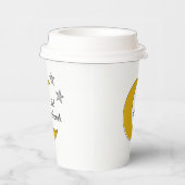 Customizable Eid Paper Cup with Moon & Stars Pappbecher (Rechts)