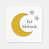Customizable Eid Paper Napkins Serviette (Vorderseite)