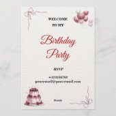 customizable  einladung (Rückseite)