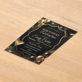 Customizable Elegant Birthday Magnetic Invitation Acryleinladungen (Ablage )