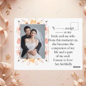 Customizable Elegant Wedding Invitation | Upload Y Postkarte