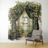  Customizable Enchanted Archway Wedding Backdrop Wandteppich (Beispiel)