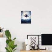 Customizable Ethereal Flower Poster (Heimbüro)