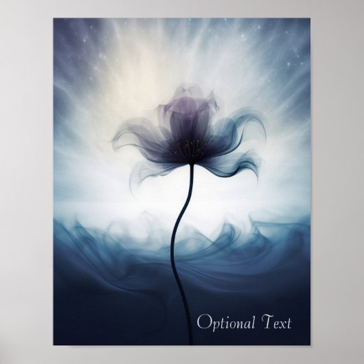 Customizable Ethereal Flower Poster (Vorne)