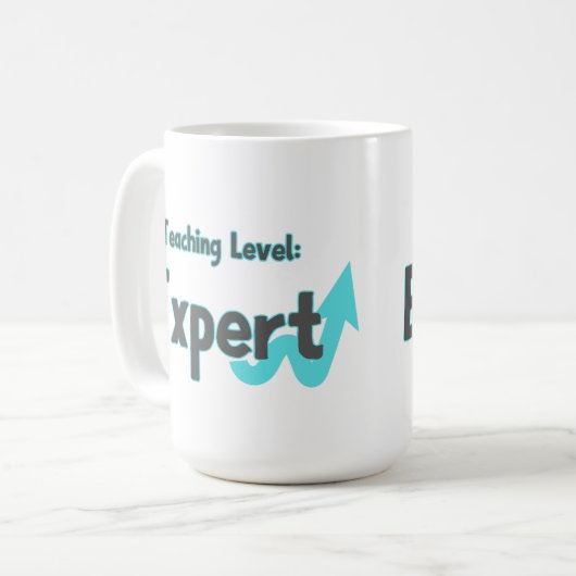 Customizable Expert Level Teaching Kaffeetasse (Vorderseite Links)