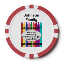 Customizable Family Reunion Poker Chips