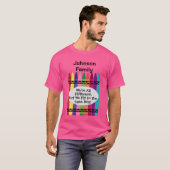 Customizable Family Reunion Tee Shirt (Vorne ganz)