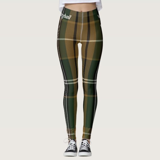 Customizable Farrell Clan of Ireland Leggings (Vorderseite)