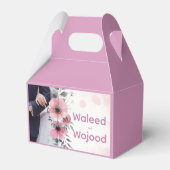 Customizable Favor Box | Editable Text Design Geschenkschachtel (Rückseite)