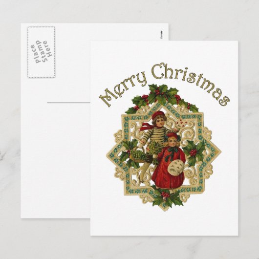 Customizable Feiertagspostkarte (Vorne/Hinten)