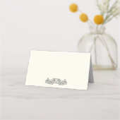 "Customizable Floral Elegance Wedding" Platzkarte (Rückseite)