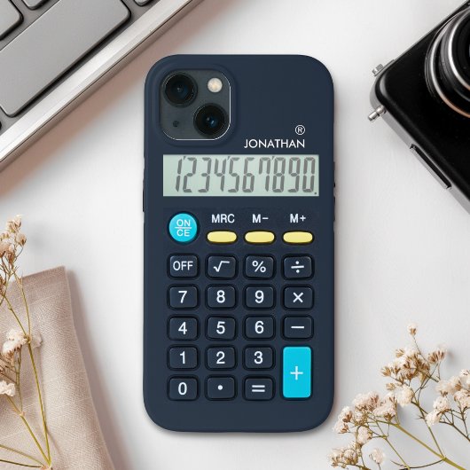 Customizable Fun Calculator iPhone Hülle