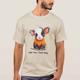 Customizable Funny Baby Cow T-Shirt