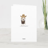 Customizable Funny Dog/Lab Birthday Karte (Rückseite)