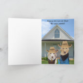 Customizable Funny Dog/Lab Birthday Karte (Innenseite)