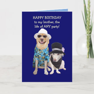 Customizable Funny Dog/Lab Birthday Karte