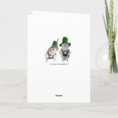 Customizable Funny German Cats/Kitties Anniversary Karte (Rückseite)
